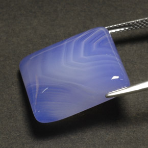 21.17カラットの天然ラベンダー瑪瑙、透明、透明/半透明