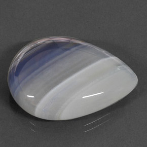 27.72カラットの天然マルチカラーアゲート（26.2×20.1 mm・透明）