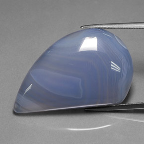 33.52カラットの天然マルチカラーアゲート（33.3×20.3 mm・透明）