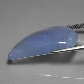33.52カラットの天然マルチカラーアゲート（33.3×20.3 mm・透明）