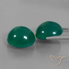 Shop natural 14.56ct ミディアムグリーン 瑪瑙 gems, 楕円形, from インド at GemSelect. In stock, global shipping!