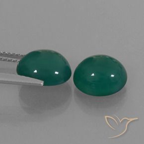Shop natural 4.96ct グリーン 瑪瑙 gems, 楕円形, from インド at GemSelect. In stock, global shipping!
