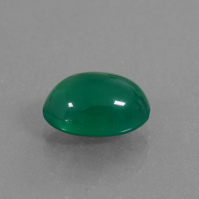 1.98カラットの天然黄色がかった緑アゲート（9.2×6.7 mm・オーバルカット）
