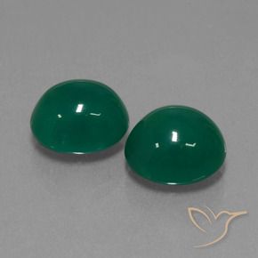Shop natural 7.49ct フォレストグリーン 瑪瑙 gems, 楕円形, from インド at GemSelect. In stock, global shipping!