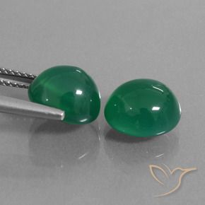 Shop natural 6.70ct ミディアムグリーン 瑪瑙 gems, 楕円形, from インド at GemSelect. In stock, global shipping!