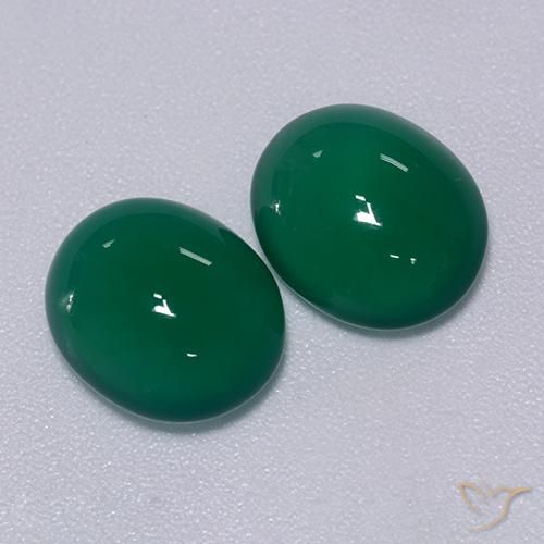 Shop natural 5.98ct ミディアムグリーン 瑪瑙 gems, 楕円形, from インド at GemSelect. In stock, global shipping!