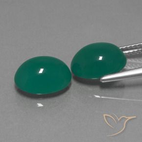Shop natural 6.27ct ミディアムグリーン 瑪瑙 gems, 楕円形, from インド at GemSelect. In stock, global shipping!