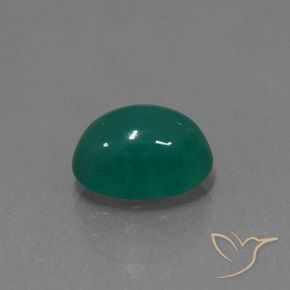 2.97カラットの天然クールグリーンアゲート（10.2×7.3 mm・オーバルカット）