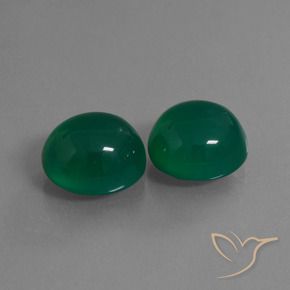 Shop natural 17.31ct ミディアムダークグリーン 瑪瑙 gems, 楕円形, from インド at GemSelect. In stock, global shipping!