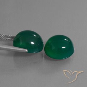 Shop natural 17.31ct ミディアムダークグリーン 瑪瑙 gems, 楕円形, from インド at GemSelect. In stock, global shipping!