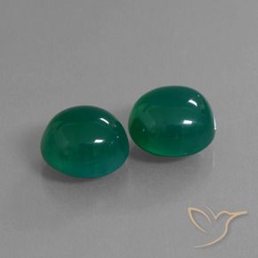 Shop natural 16.35ct グリーン 瑪瑙 gems, 楕円形, from インド at GemSelect. In stock, global shipping!