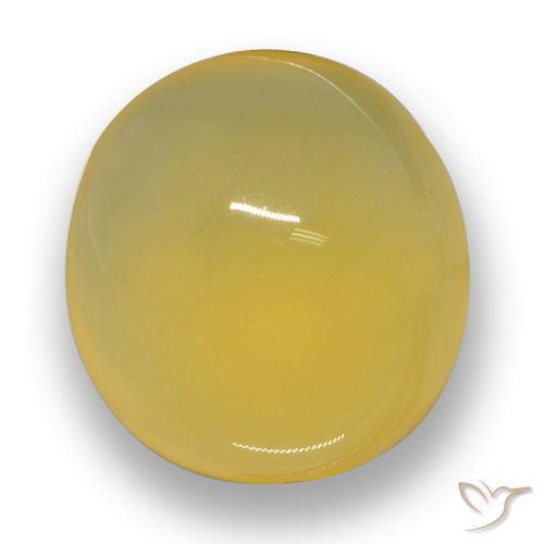 6.30ct 天然 黄色がかったゴールド 瑪瑙, 楕円形, 半透明