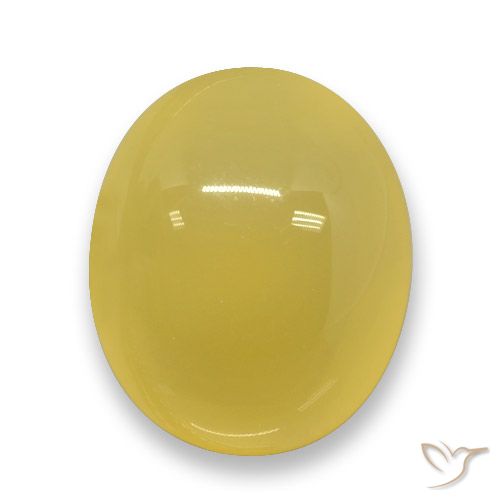 3.66ct 天然 ミディアムイエロー 瑪瑙, 楕円形, 半透明