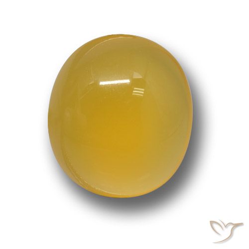 5.70ct 天然 ゴールデンオレンジ 瑪瑙, 楕円形, 半透明