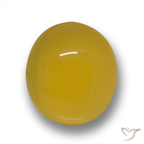 3.62ct 天然 深い黄色 瑪瑙, 楕円形, 半透明