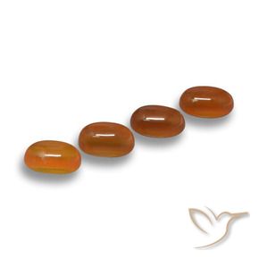 Shop natural 2.41ct アンバーオレンジ 瑪瑙 gems, 楕円形, from インド at GemSelect. In stock, global shipping!