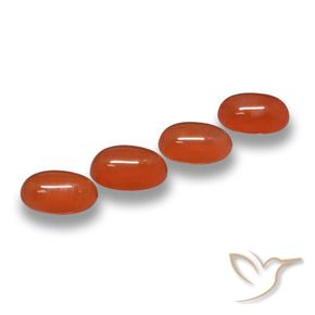 Shop natural 2.23ct オレンジレッド 瑪瑙 gems, 楕円形, from インド at GemSelect. In stock, global shipping!