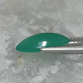 1.77カラットの天然クールグリーンアゲート（12.2×6.4 mm・マーキス）