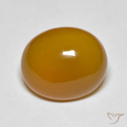 5.53ct 天然 オレンジブラウン 瑪瑙, 楕円形, 半透明