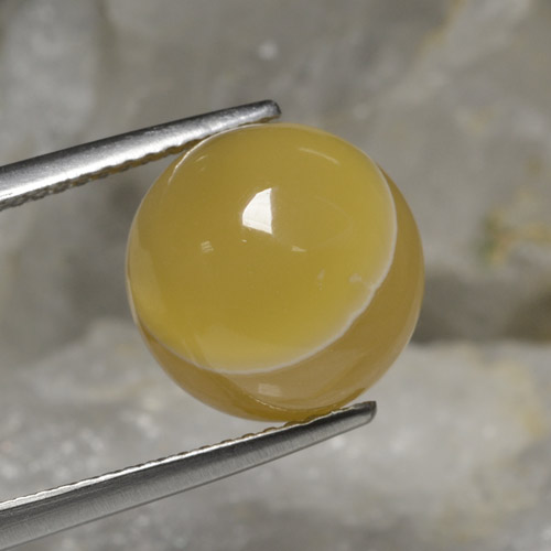 10.83カラットの天然マルチカラーアゲート（11.35 mm・球体 / ボール）