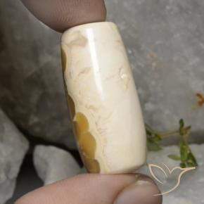 56.94カラットの天然マルチカラーアゲート、ファンシーシェイプ、オペーク