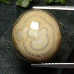 12.04カラットの天然マルチカラー瑪瑙、オーバルカット、オペーク