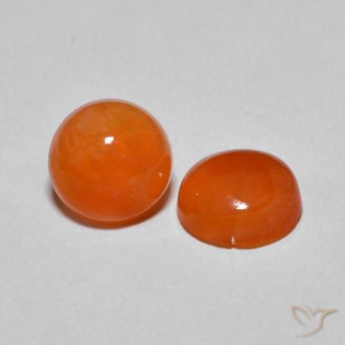 Shop natural 2.21ct ミディアムオレンジ 瑪瑙 gems, ラウンド, from インド at GemSelect. In stock, global shipping!