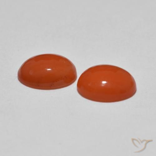 Shop natural 2.03ct ミディアムオレンジ 瑪瑙 gems, 楕円形, from インド at GemSelect. In stock, global shipping!