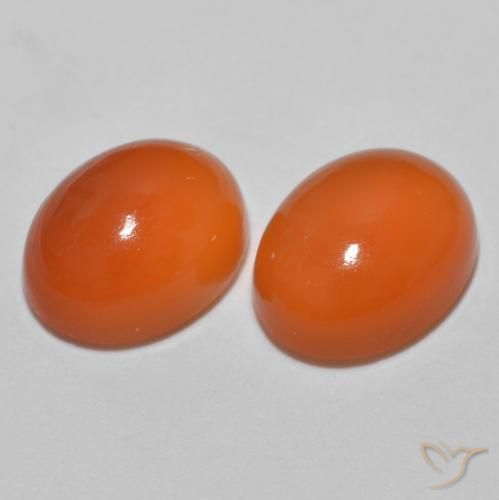 Shop natural 2.51ct ミディアムオレンジ 瑪瑙 gems, 楕円形, from インド at GemSelect. In stock, global shipping!