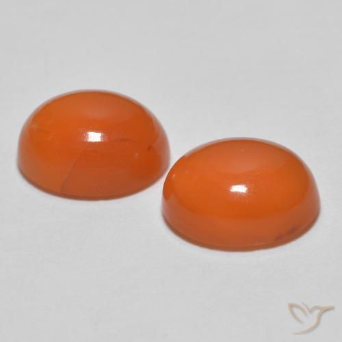 Shop natural 2.51ct ミディアムオレンジ 瑪瑙 gems, 楕円形, from インド at GemSelect. In stock, global shipping!