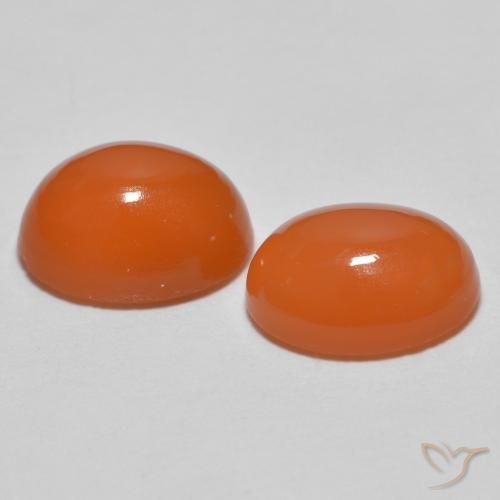 Shop natural 2.46ct ファイアオレンジ 瑪瑙 gems, 楕円形, from インド at GemSelect. In stock, global shipping!