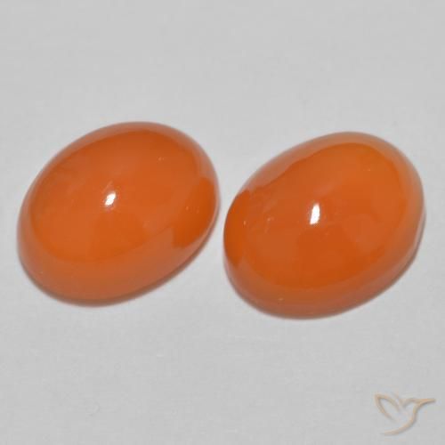 Shop natural 2.58ct 鮮やかなオレンジ 瑪瑙 gems, 楕円形, from インド at GemSelect. In stock, global shipping!