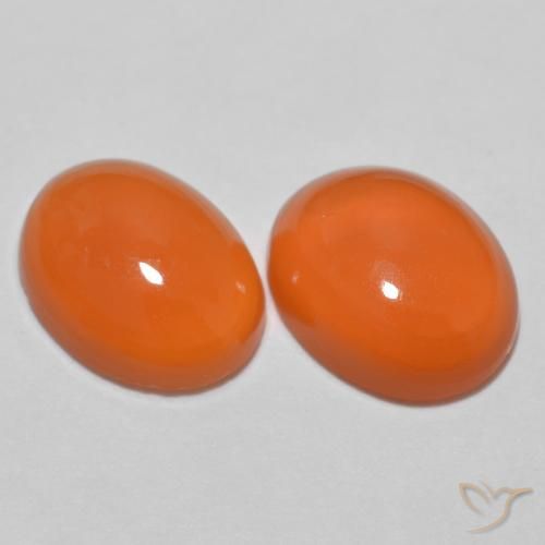 Shop natural 2.05ct ミディアムオレンジ 瑪瑙 gems, 楕円形, from インド at GemSelect. In stock, global shipping!