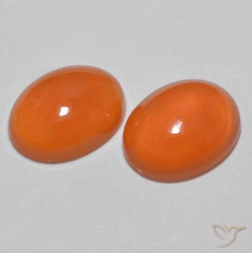 Shop natural 2.05ct ミディアムオレンジ 瑪瑙 gems, 楕円形, from インド at GemSelect. In stock, global shipping!
