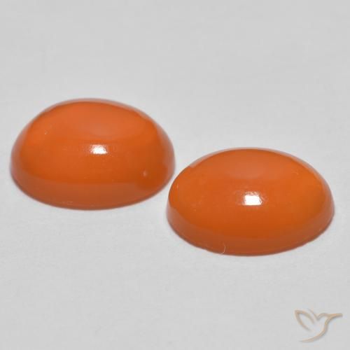 Shop natural 2.05ct ミディアムオレンジ 瑪瑙 gems, 楕円形, from インド at GemSelect. In stock, global shipping!