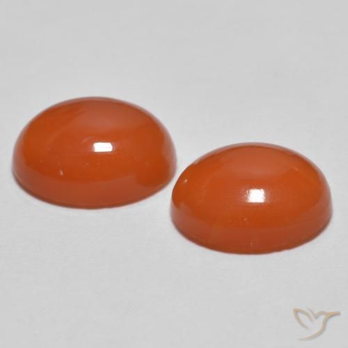 Shop natural 2.30ct ミディアムオレンジ 瑪瑙 gems, 楕円形, from インド at GemSelect. In stock, global shipping!