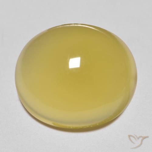 8.00ct 天然 薄いゴールド 瑪瑙, 楕円形, 透明