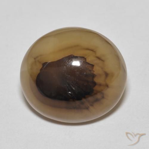9.70ct 天然 マルチカラー 瑪瑙, 楕円形, 半透明