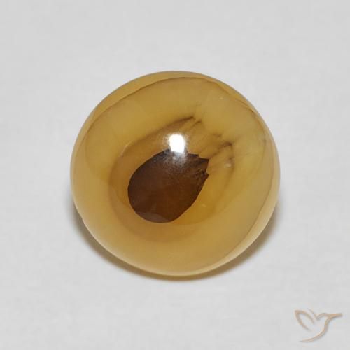 4.21ct 天然 マルチカラー 瑪瑙, ラウンド, 半透明