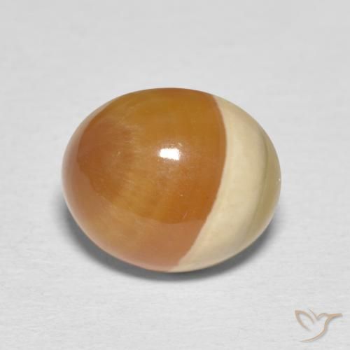 6.65ct 天然 マルチカラー 瑪瑙, 楕円形, オペーク