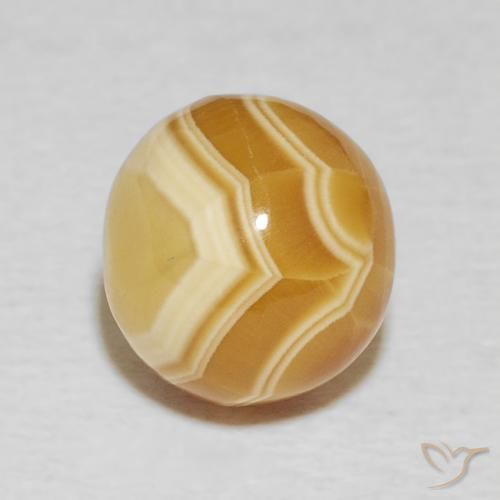 5.14ct 天然 マルチカラー 瑪瑙, スフェア / ボール, オペーク