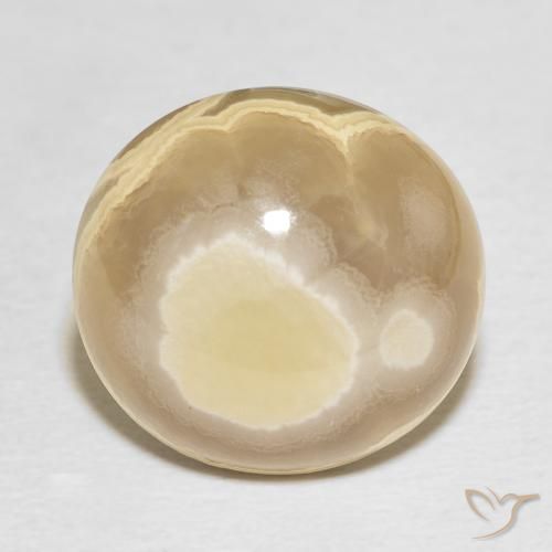 16.34ct 天然 マルチカラー 瑪瑙, 楕円形, オペーク