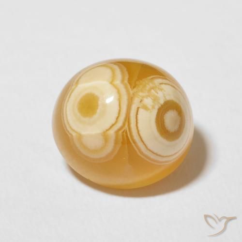 6.67ct 天然 マルチカラー 瑪瑙, 楕円形, オペーク