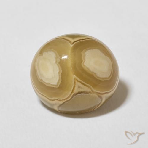 7.32ct 天然 マルチカラー 瑪瑙, 楕円形, オペーク