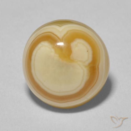 7.66ct 天然 マルチカラー 瑪瑙, ラウンド, オペーク