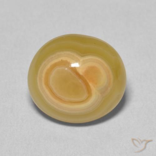 5.20ct 天然 マルチカラー 瑪瑙, 楕円形, オペーク