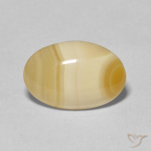 3.76ct 天然 マルチカラー 瑪瑙, 楕円形, オペーク
