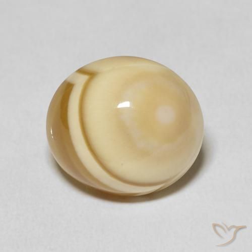 10.01ct 天然 マルチカラー 瑪瑙, 楕円形, オペーク