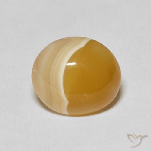 8.17ct 天然 マルチカラー 瑪瑙, 楕円形, オペーク