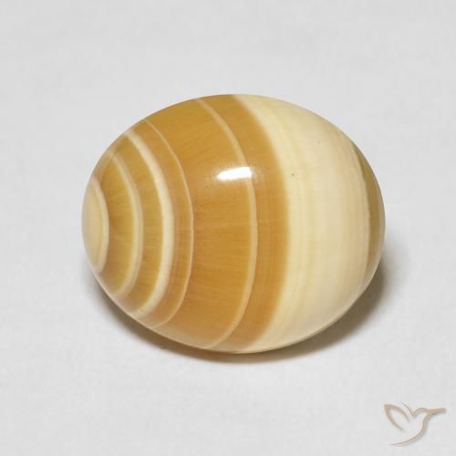 9.32ct 天然 マルチカラー 瑪瑙, 楕円形, オペーク